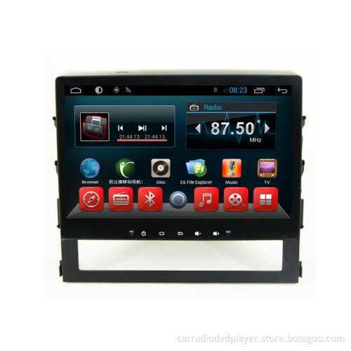 Factory Touch Screen 2 Din Origial Car Radio GPS Multimedia Toyota Land Cruiser 2016 Android Quad Core